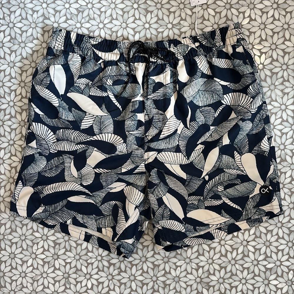 Men's Outerknown Nomadic Volley Swim Trunks‎ in Indigo, Size S-NWT